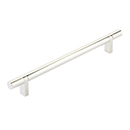 8" cc Select Smooth Cabinet Bar Pull - Polished Nickel