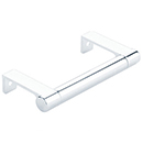 3.75" cc Select Smooth Cabinet Edge Pull - Polished Chrome