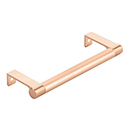 5.25" cc Select Smooth Cabinet Edge Pull - Satin Copper