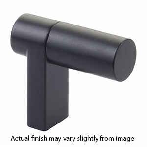 2" Select Smooth Cabinet Finger Pull - Flat Black