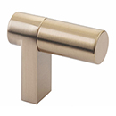 1-1/2" Select Smooth Cabinet Finger Pull - Satin Brass