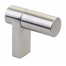 1-1/2" Select Smooth Cabinet Finger Pull - Satin Nickel