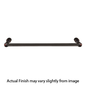 26023 - Traditional Brass - 30" Towel Bar - Ribbon & Reed Rosette - Bronze