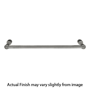 26023 - Traditional Brass - 30" Towel Bar - Wilshire Rosette - Pewter