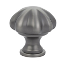 86121 - Traditional Brass - 1" Melon Knob - Pewter