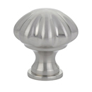 86121 - Traditional Brass - 1" Melon Knob - Satin Nickel