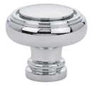 86610 - Traditional Brass - 1.25" Norwich Knob - Polished Chrome