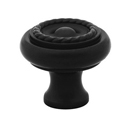 86112 - Traditional Brass - 1" Rope Knob - Flat Black