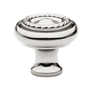 86112 - Traditional Brass - 1" Rope Knob - Polished Nickel