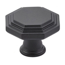 Transitional Heritage - 1.25" Midvale Knob - Matte Black