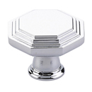 Transitional Heritage - 1.25" Midvale Knob - Polished Chrome