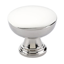 Transitional Heritage - 1.25" Overland Knob - Polished Nickel