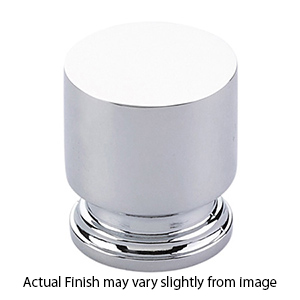 Transitional Heritage - 1 1/8" Prosser Knob - Polished Chrome