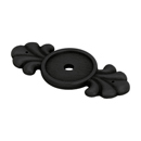 86234 - Tuscany Bronze - 2.25" Knob Backplate - Flat Black