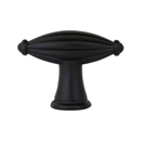 86227 - Tuscany Bronze - 1.75" Fluted Finger Knob - Flat Black