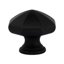 86137 - Tuscany Bronze - 1" Octagon Knob - Flat Black