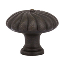 86244 - Tuscany Bronze - 1" Twist Round Knob - Medium Bronze