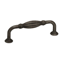 86218 - Tuscany Bronze - 3" Fluted Fixed Pull - Medium Bronze