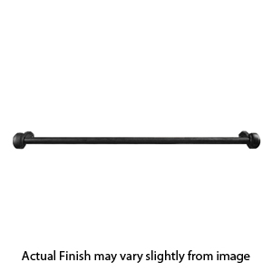 27024 - Tuscany - 12" Towel Bar - Rosette #15 - Flat Black