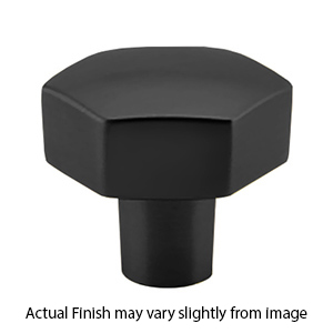 86457 - Urban Modern - 1 1/8" Mod Hex Knob - Flat Black