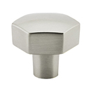 86457 - Urban Modern - 1 1/8" Mod Hex Knob - Satin Nickel