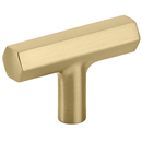 86728 - Urban Modern - 2" Mod Hex T-Knob - Satin Brass