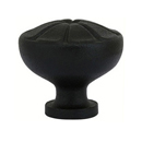 76013 - Wrought Steel - 1" Petal Knob - Flat Black