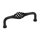 76025 - Wrought Steel - 3" Lafayette Pull - Flat Black