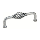 76025 - Wrought Steel - 3" Lafayette Pull - Satin Steel