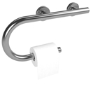 Designer Grab Bar w/ Toilet Roll Holder