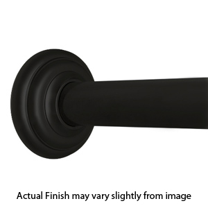 72" Shower Rod - Classic High Quality - Matte Black