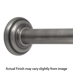 60" Shower Rod - Classic High Quality - Pewter