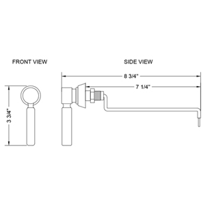 Toilet Tank Trip Lever - 9458 - TOTO