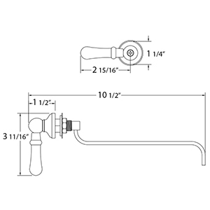 Toilet Tank Trip Lever - 952 - American Standard