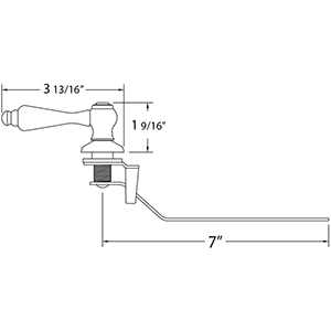 Toilet Tank Trip Lever - 933 - American Standard/ Porcher