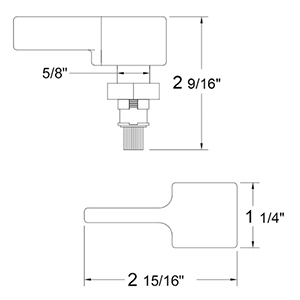 Toilet Tank Trip Lever - 9391 - TOTO