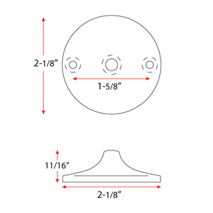 Light Ceiling Support Flange