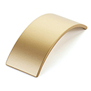 362 SSB - Armadio - 64mm cc Arched Pull - Satin Brass