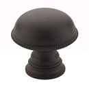 572 10B - Atherton - Plain Surface/ Knurled Edge Knob - Oil Rubbed Bronze