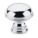 572 26 - Atherton - Plain Surface/ Knurled Edge Knob - Polished Chrome