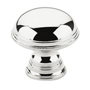 572 PN - Atherton - Plain Surface/ Knurled Edge Knob - Polished Nickel