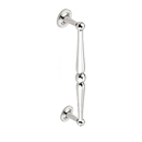 581 PN - Atherton - 15" Plain Footplate Pull - Polished Nickel