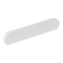 10042-MW - Modern Oval - 5"cc Cabinet Pull - Matte White