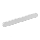 10043-MW - Modern Oval - 8"cc Cabinet Pull - Matte White