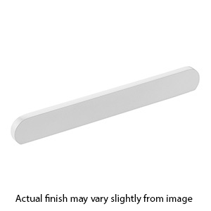 10043-MW - Modern Oval - 8"cc Cabinet Pull - Matte White