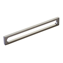 10034-GM - Modern Oval Slot - 8"cc Cabinet Pull - Gunmetal