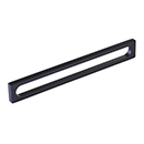 10034-MB - Modern Oval Slot - 8"cc Cabinet Pull - Matte Black