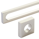 Modern Oval Slot - Brushed Nickel