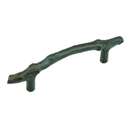 783 VI - Twigs - 4" Cabinet Pull - Verde Imperiale