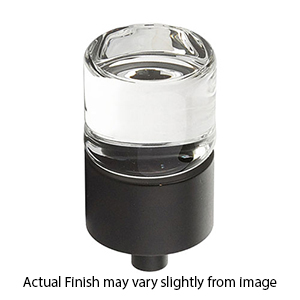 74 - City Lights - 7/8" Cylinder Glass Knob - Oil Rubbed Bronze